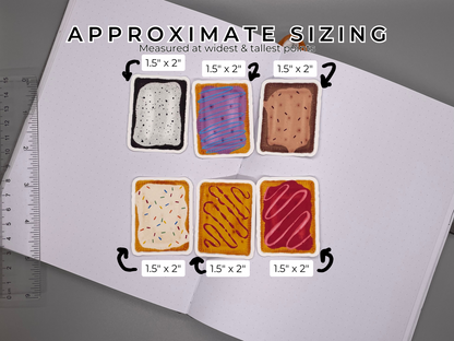 Toasted Pastries Sticker Bundle